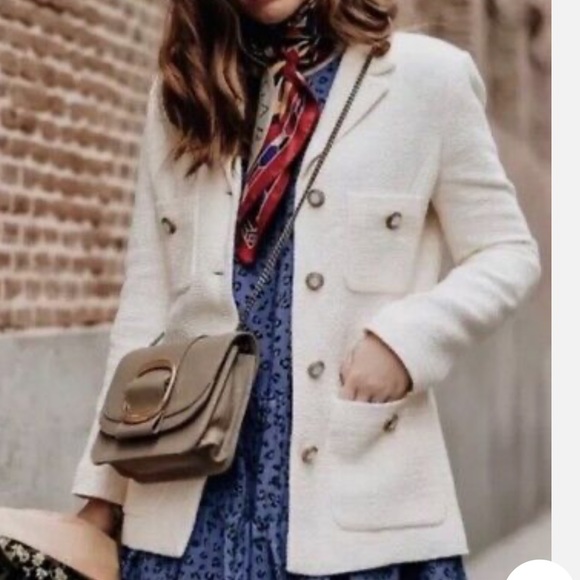 Zara tweed viral blazer - Picture 5 of 11